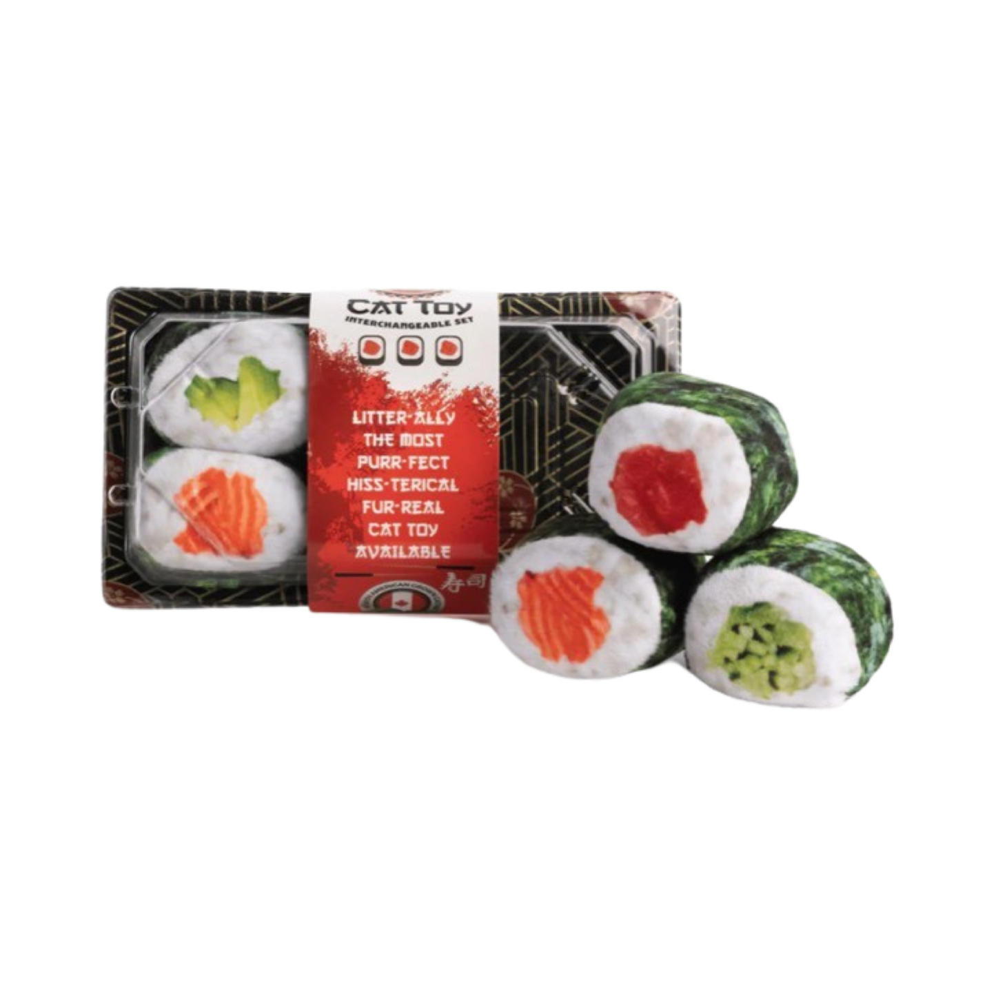 Sushi Roll Cat Toy