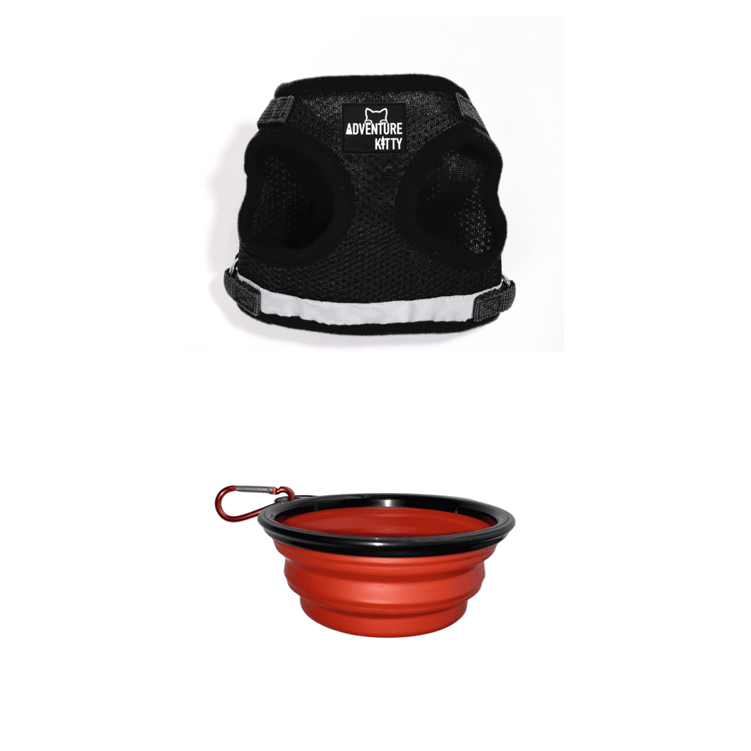 HARNESS AND BOWL BUNDLE