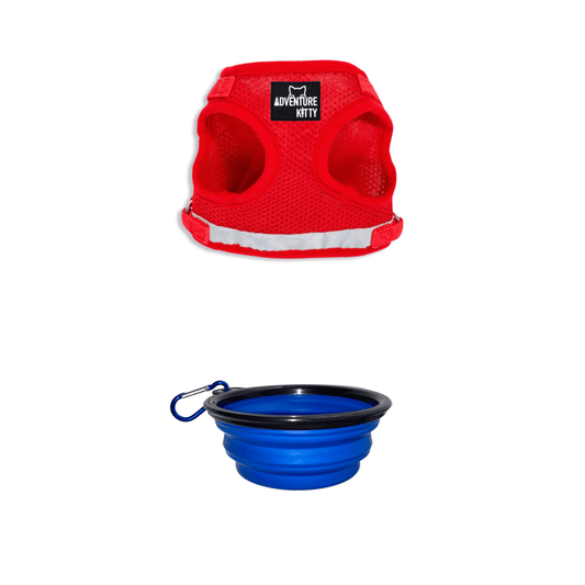 HARNESS AND BOWL BUNDLE
