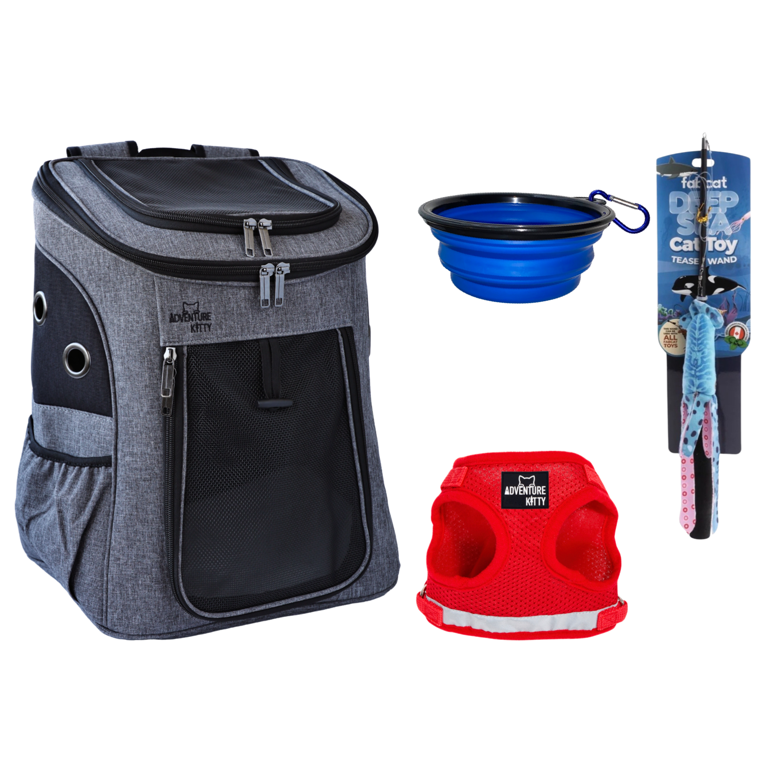 Backpacking Kitty THE SIGHTSEER CAT BACKPACK BUNDLE – Adventure Kitty